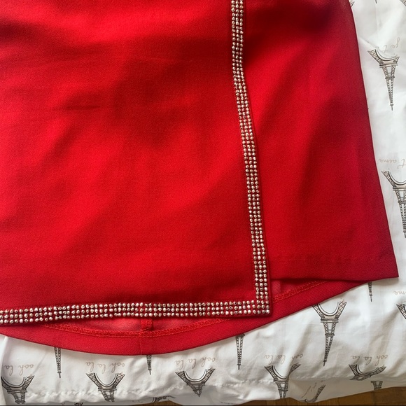 Sleeveless Dress with Embellished Wrap Hem Detail - Picture 4 of 10